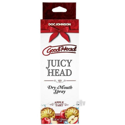 Goodhead Juicy Head Apple Tart 2oz Oral Sex Dry Mouth Spray - Model GH-AT2 - For All Genders - Moisturizing and Breath-Freshening Spray - Sugar-Free, Vegan, Paraben-Free - Delicious Apple Tart Flavor