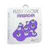 Deeva Fuzu Glove Massager - Neon Purple: The Ultimate Handheld Pleasure Device for Full Body Stimulation and Relaxation - Adult Naughty Store