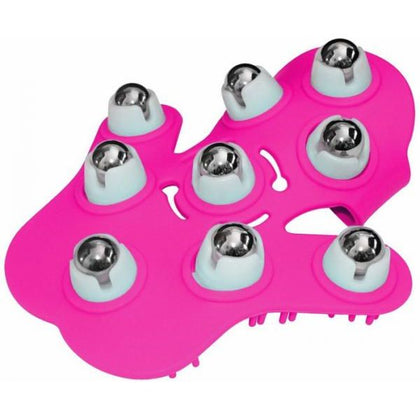 Deeva Fuzu Glove Massager Neon Pink - The Ultimate Handheld Pleasure Device for Soothing Massage and Relaxation