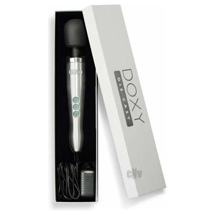 Doxy Die Cast Brushed Metal Body Massager | Model DCM-9000 | Unisex | Full Body Pleasure | Silver - Adult Naughty Store