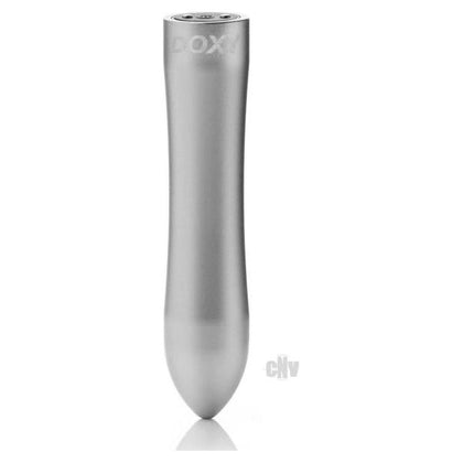 Doxy Silver Bullet Vibrating Massager - Model X1 - Unisex - Full Body Stimulation - Silver - Adult Naughty Store