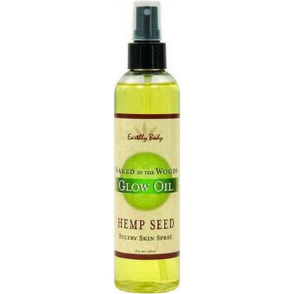 Hemp Pleasure Oil by SensaSations - Sensual Massage Oil with Hemp Seed, Almond, Vitamin E, and Grapeseed - 8 Ounce Spray Bottle - Adult Naughty Store