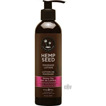 Earthly Body Hemp Seed Massage Lotion - Skinny Dip (8oz) - Adult Naughty Store