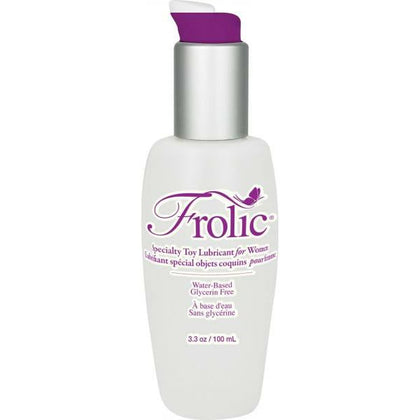 Frolic 3.3 Ounce Water-Based Lubricant for Toys - Model FRC-33 - Unisex - Intimate Pleasure - Clear