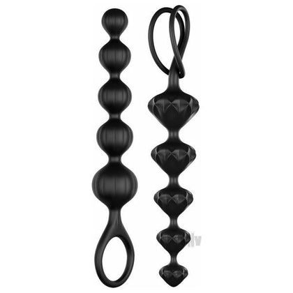 Introducing the Satisfyer Beads 2 Set: Sensual Anal Pleasure for All Genders in Black