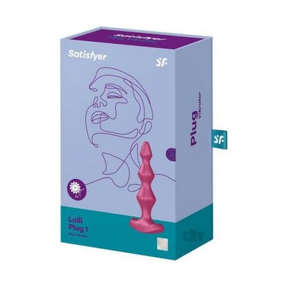 Satisfyer Lolli Plug 1 Fuchsia - Sensational Silicone Anal Pleasure Plug for All Genders