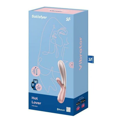 Satisfyer Hot Lover Pink - Dual-Stim Warming Clitoral and G-Spot Vibrator for Women - Model SL-2000 - Intensify Your Pleasure with Heat and Dual Motors - Pink