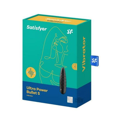 Satisfyer Ultra Power Bullet 5 Black - Powerful Clitoral Stimulator for Intense Pleasure