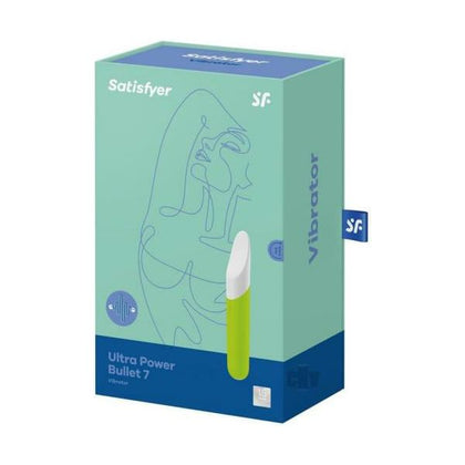 Satisfyer Ultra Power Bullet 7 Green - Powerful Clitoral Stimulation Vibrator for Women - Adult Naughty Store