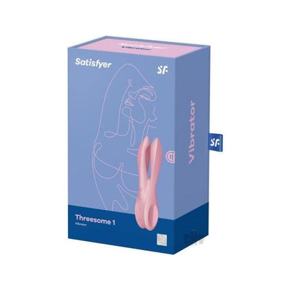 Satisfyer Threesome 1 Pink: The Ultimate Lay-on Vibrator for Clitoral and Labia Stimulation - Model TH1P, Women's Pleasure, Pink