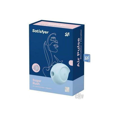 Satisfyer Sugar Rush Blue - SRB-132 Dual Air Pulse Vibrator for Clitoral Stimulation - Women's Pleasure Toy