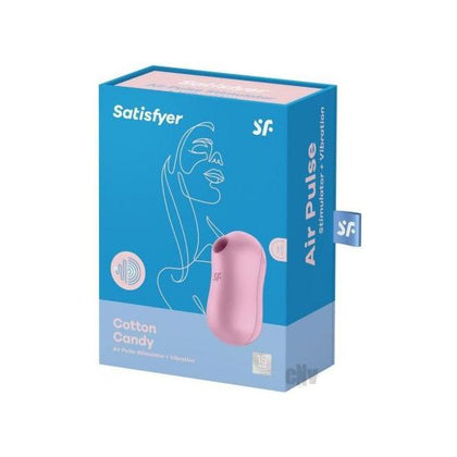 Satisfyer Cotton Candy Lilac - Dual Stimulating Clitoral Vibrator for Women - Model CC-132 - Intensify Your Pleasure with Air Pulse and Vibrations - Waterproof - Rechargeable - Adult Naughty Store