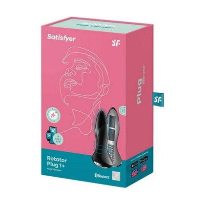 Satisfyer Rotator Plug 1 Plus Black - Powerful Dual Stimulation Anal Vibrator for Men - Prostate Massage and Anus Pleasure