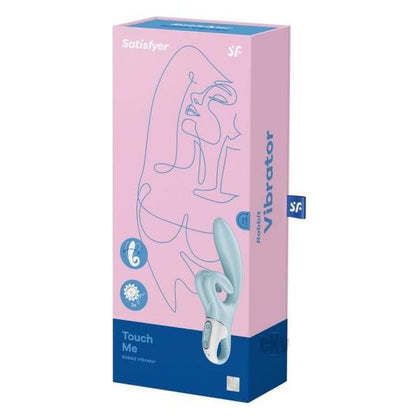 Satisfyer Touch Me Blue - TMRV-15 Dual Stimulation Rabbit Vibrator for Women - Intense Pleasure for Clitoris and G-spot - Blue - Adult Naughty Store