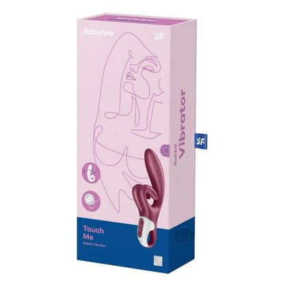 Introducing the Luxurious Satisfyer Touch Me Red Dual Stimulation Rabbit Vibrator for Mind-Blowing Pleasure - Model TM-5000, Designed for Women, Clitoral and G-Spot Stimulation - Red