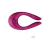 Introducing the Satisfyer Partner Multifun 2 Plum Vibrator: The Ultimate Pleasure for Couples with 3 Powerful Motors, 100 Vibration Combinations, Waterproof Design, and Silk Touch Finish