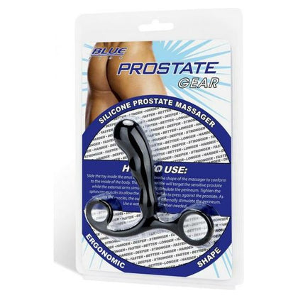 CB Gear Silicone Prostate Massager - Model X1: Ultimate Pleasure for Men, Targeting the P-Spot and Perineum - Midnight Black