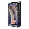 Blue Line Clear Textured Sleeve 6.5 - Penis Enhancer for Sensual Visual Stimulation - Transparent, Reusable, and Travel-friendly