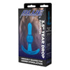 Blue Line Tear Drop Butt Plug 3.5 Blu - Beginner's Anal Pleasure Toy for All Genders - Adult Naughty Store