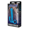 Blue Line Beginner Prostate Massage 4.5 - Premium Silicone Prostate Massager for Men - P-Spot Stimulation - Black