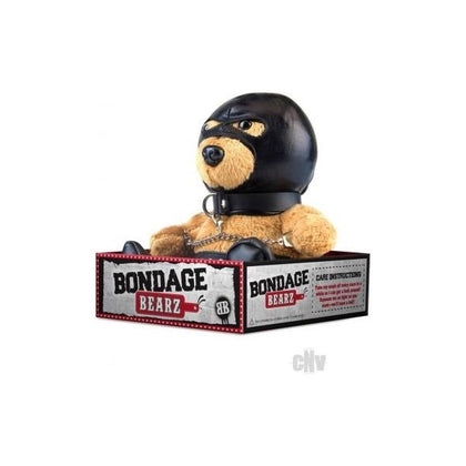 BONDAGE B Sal The Slave Brn/blk Plush Bear BDSM Toy for Him, Model B-001, Male, Full-Body Pleasure, Brown/Black