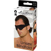 Lux Fetish Unisex Blindfold Black - The Ultimate Adjustable Velvet-Lined Blindfold for Sensual Exploration - Adult Naughty Store