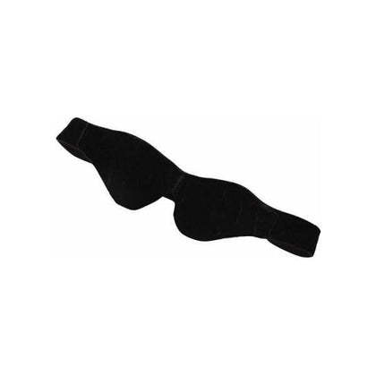 Lux Fetish Unisex Blindfold Black - The Ultimate Adjustable Velvet-Lined Blindfold for Sensual Exploration