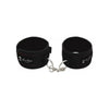 Lux Fetish Love Cuffs - Black, Comfortable Bondage Toy for Dominant Play - Adult Naughty Store