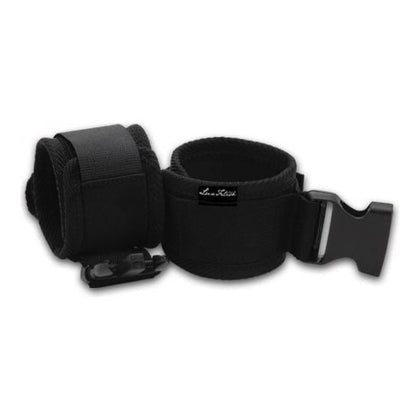 Lux Fetish G-Spot Pal Adjustable Ankle Cuffs Sex Sling - Model LS-500 - Women's Intimate Pleasure - Black