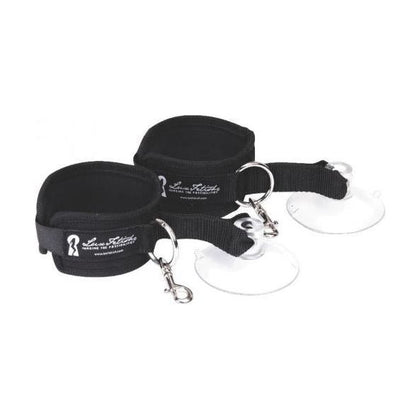 Lux Fetish Sexy Suction Cuffs Black - Versatile Bondage Restraints for Enhanced Pleasure - Adult Naughty Store