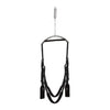 Lux Fetish Fantasy Swing Black - Sturdy and Versatile Sex Apparatus for Countless New Positions - Model LS-200 - Unisex - Perfect for Wild Erotic Play