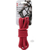 Lux Fetish Bondage Rope - Red 10 Feet - Soft and Durable Shibari Rope for Sensual Bondage Play - Model: LFR-10RD - Unisex - Perfect for Experimenting with Rope Art and Pleasure Exploration - Adult Naughty Store