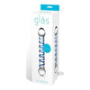 gläs Spiral Glass Dildo 6.5 - A Sensational Clear and Blue Borosilicate Glass Pleasure Wand for Unforgettable Moments of Intimacy - Adult Naughty Store