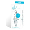 Titus Beaded Glass Butt Plug - Model TGBP-001 - Unisex Anal Pleasure - Clear - Adult Naughty Store