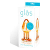 Glas Over Easy Glass Butt Plug - Model GLS-BP001 - Unisex Anal Pleasure - Clear - Adult Naughty Store