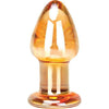 Glas Over Easy Glass Butt Plug - Model GLS-BP001 - Unisex Anal Pleasure - Clear - Adult Naughty Store