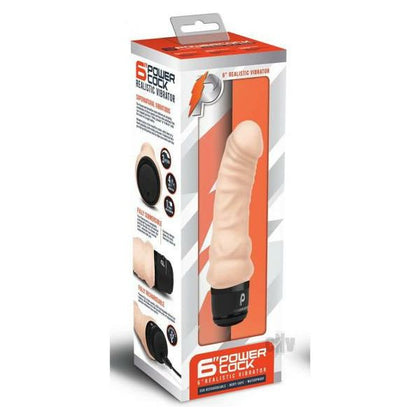 Introducing the SensaSilk PC Realistic Vibrator 6 Nude: The Ultimate Pleasure Machine for Deep, Intense Stimulation - Adult Naughty Store