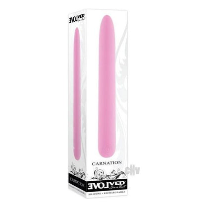 Introducing the Sensuelle Carnation 10-Speed Silicone Rechargeable Traditional Vibrator - The Ultimate Pleasure Companion for All Genders, Delivering Unforgettable Moments of Bliss in a Stunn - Adult Naughty Store