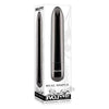 Introducing the Luxurious Pleasure Deluxe Bullet Vibrator - Model RP-10X - Unisex - Targeted Stimulation - Glossy Black Chrome - Adult Naughty Store