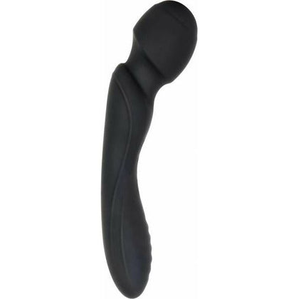 Evolved Wanderlust Dual Sided Wand Black - Versatile Waterproof Silicone Massager and Vibe (Model WL-200) for Intense Pleasure - Unisex - Stimulates Inside and Out