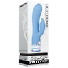 Introducing the Glitteriffic Blue Rabbit Vibrator - Model GVR-10: The Ultimate Pleasure Companion for Her in Sparkling Sapphire - Adult Naughty Store