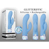 Introducing the Glitteriffic Blue Rabbit Vibrator - Model GVR-10: The Ultimate Pleasure Companion for Her in Sparkling Sapphire - Adult Naughty Store