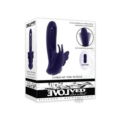 Introducing the Ladybird Luxe Purple Butterfly Stimulator L02X for Women - Clitoral and G-Spot Dual Pleasure Vibrator