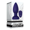 Introducing the LuxeFlex™ LF-500 Silicone Butt Plug: The Ultimate Pleasure Enhancer for All Genders in Mesmerizing Midnight Blue - Adult Naughty Store