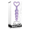 Introducing the Sensual Pleasure Heart-Shaped Silicone Anal Beads - Model STHB-01: A Luxurious Delight for Unforgettable Backdoor Exploration and Blissful Sensations - Adult Naughty Store