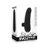 Evolved Hooked On You Finger Vibe - Powerful Curved Finger Vibrator for Intense Pleasure - Model HOU-1001 - Unisex - Perfect for Clitoral Stimulation - Black - Adult Naughty Store