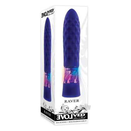 Introducing the Lumina Blue Diamond Textured Light-Up Vibrating Bullet - Model RB-8X: Unleash Your Inner Glow! - Adult Naughty Store