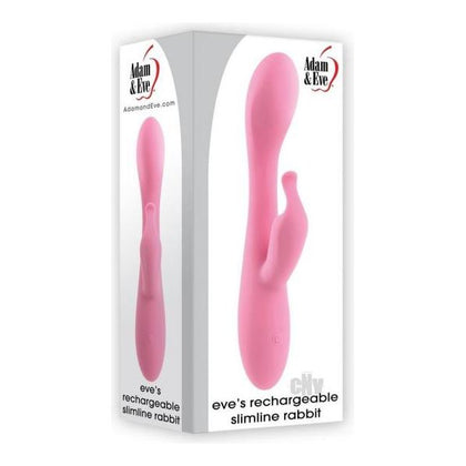 Aande Eves Recharge Slimline Rabbit - Powerful Dual Stimulation Vibrator for Women - Model RSR-2021 - G-Spot and Clitoral Pleasure - Deep Pink