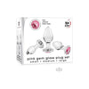 Aande Pink Gem Glass Plug Set - Premium Anal Pleasure for All Genders in Exquisite Pink