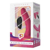 Pegasus 6 inches Curved Ripple Peg Harness & Remote Pink - Adult Naughty Store